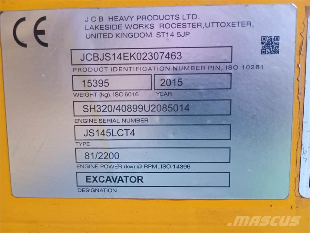 JCB JS 145 Crawler excavators