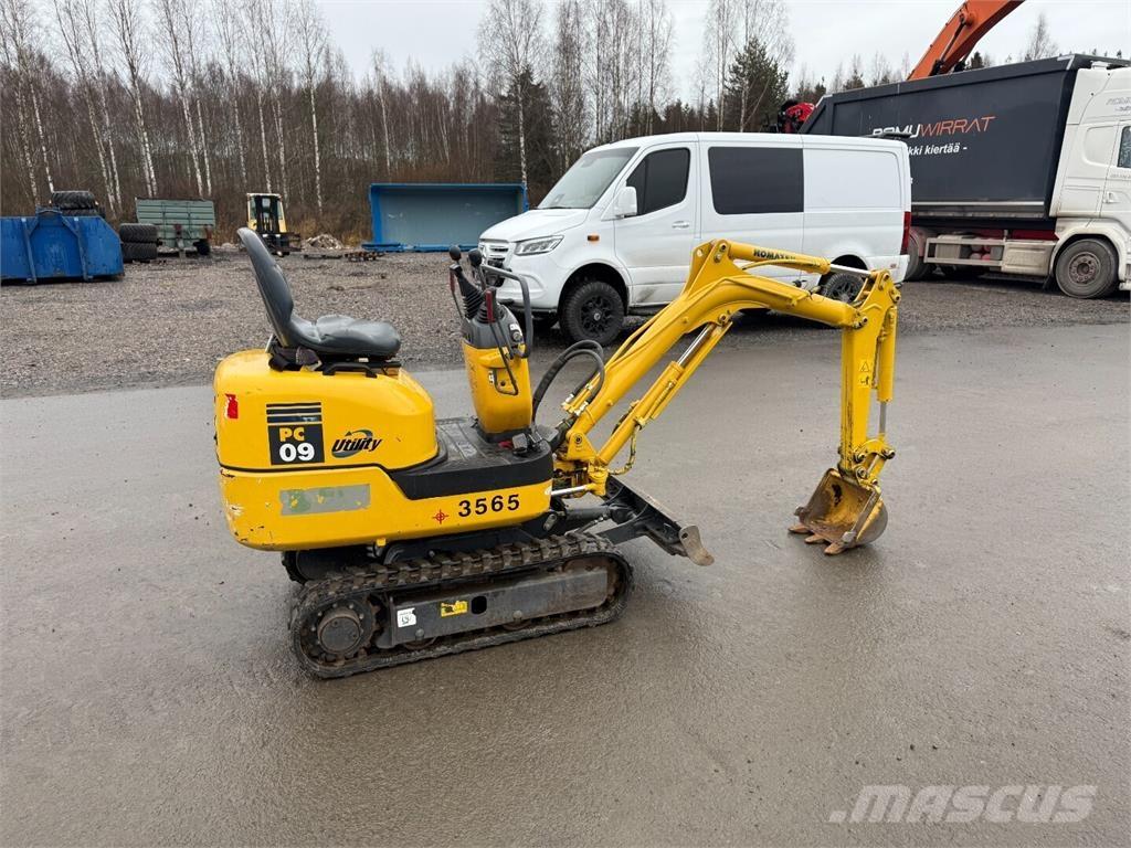 Komatsu PC09 Mini excavators < 7t (Mini diggers)