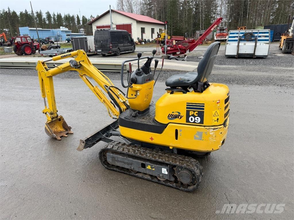 Komatsu PC09 Mini excavators < 7t (Mini diggers)
