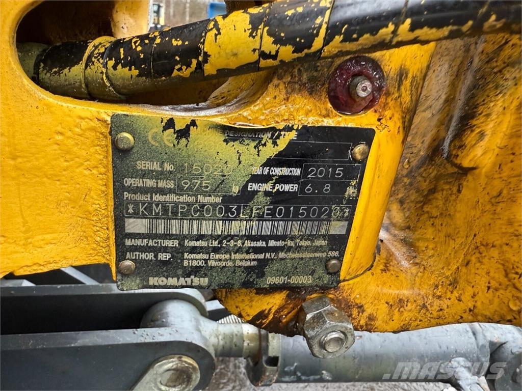 Komatsu PC09 Mini excavators < 7t (Mini diggers)