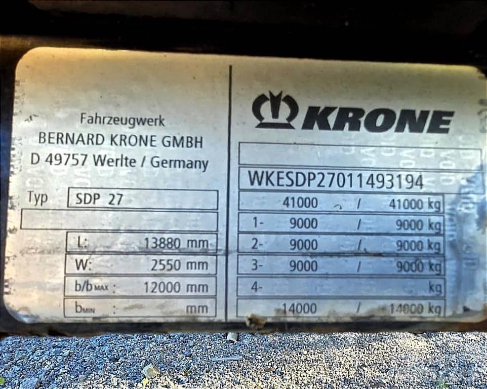 Krone SDP 27 Curtain sider semi-trailers