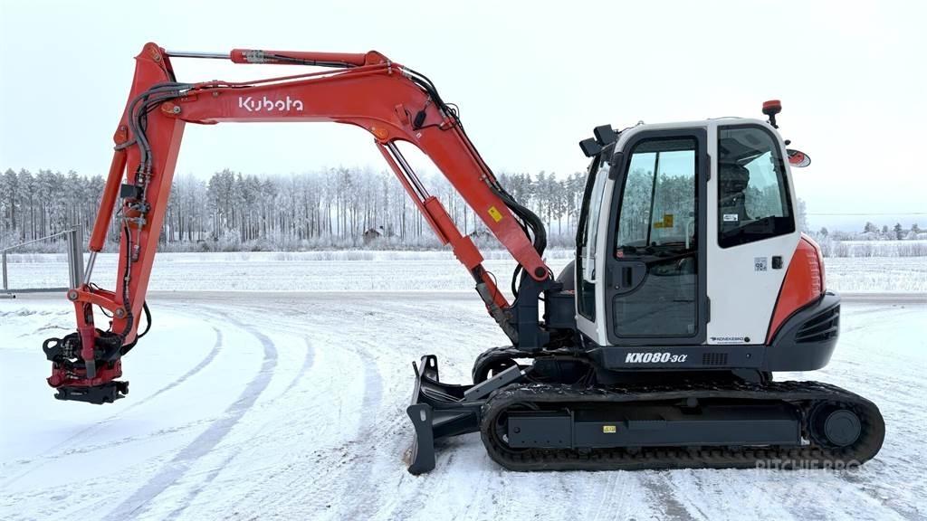 Kubota KX080-3 Mini excavators  7t - 12t