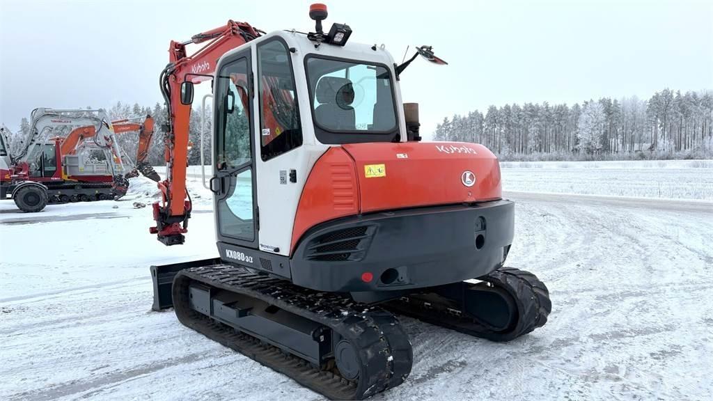 Kubota KX080-3 Mini excavators  7t - 12t