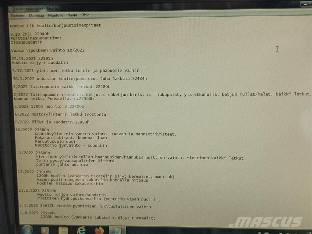 Ponsse Elk Forwarders