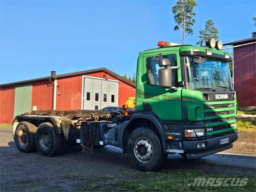Scania 124C 6X4 Hook lift trucks