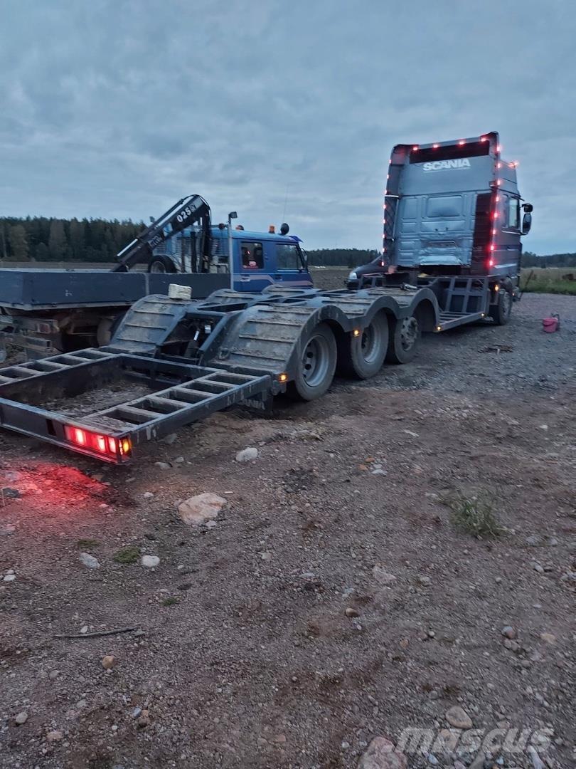 Scania 143H Forest machine transport trucks