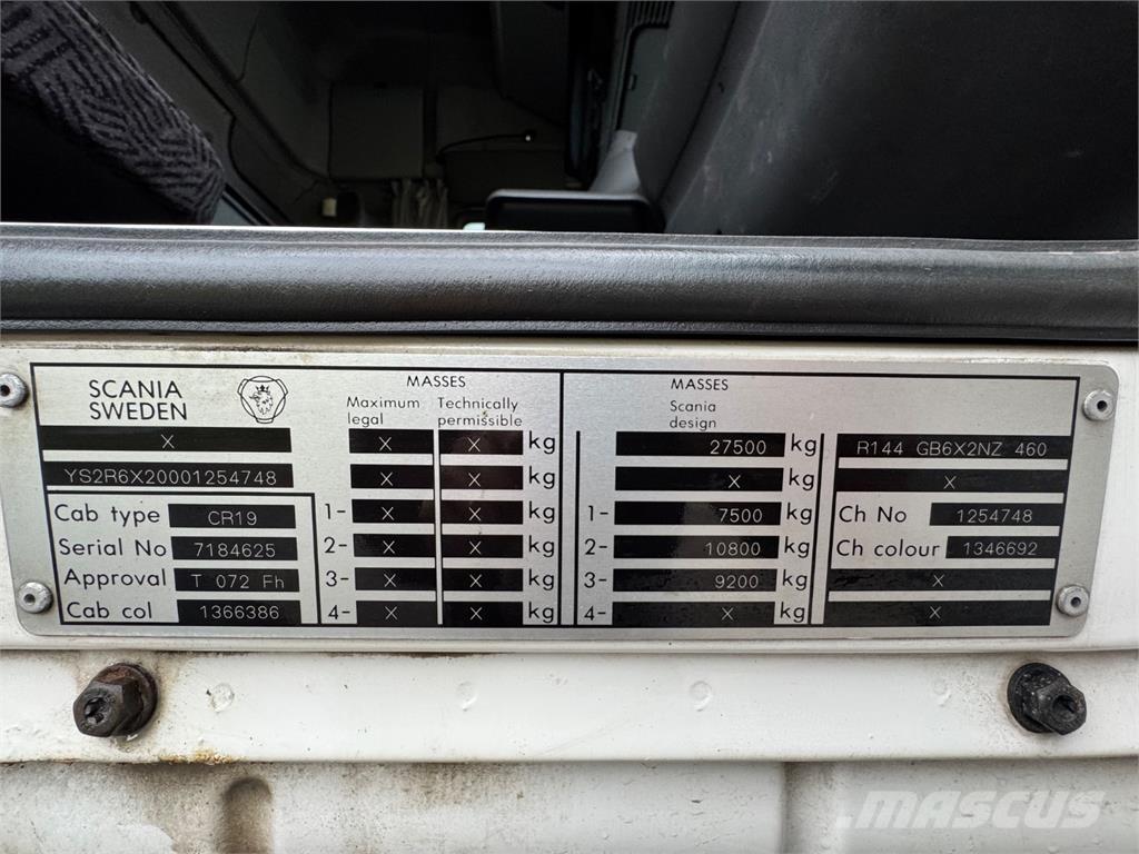 Scania 144G 6x2 Truck mounted cranes