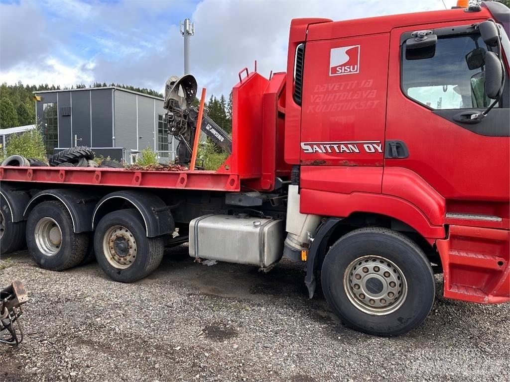 Sisu E14 8x2 Hook lift trucks