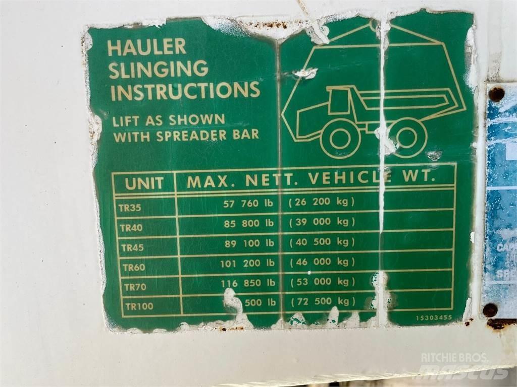 Terex TR 45 Articulated Haulers