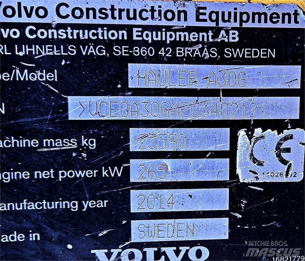 Volvo A30G Articulated Haulers