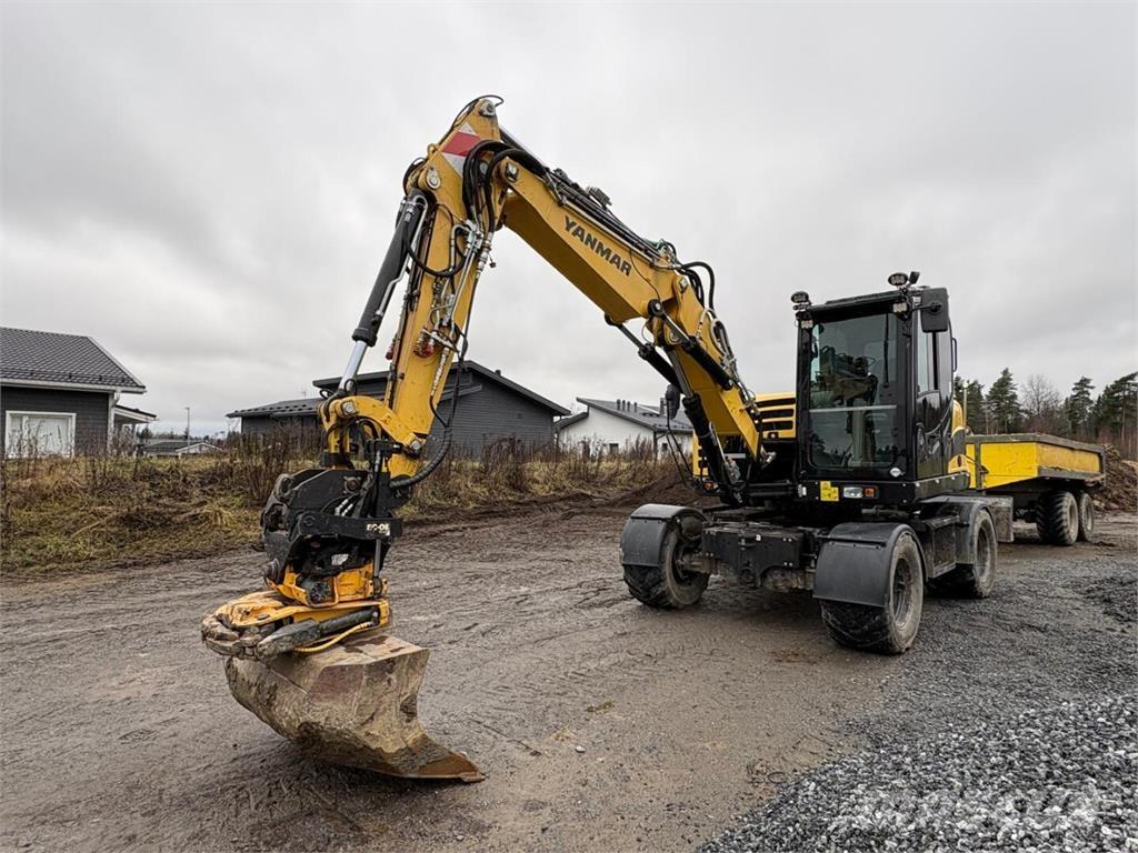 Yanmar B 95 W Wheeled excavators