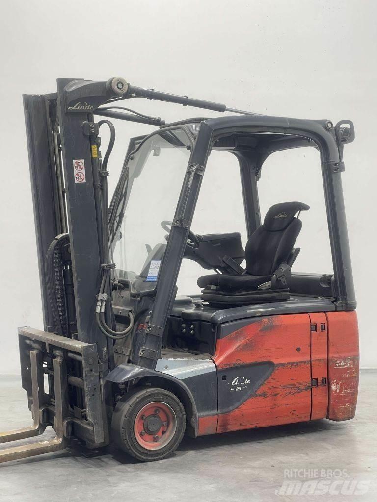 Linde E16-02-386 Electric forklift trucks