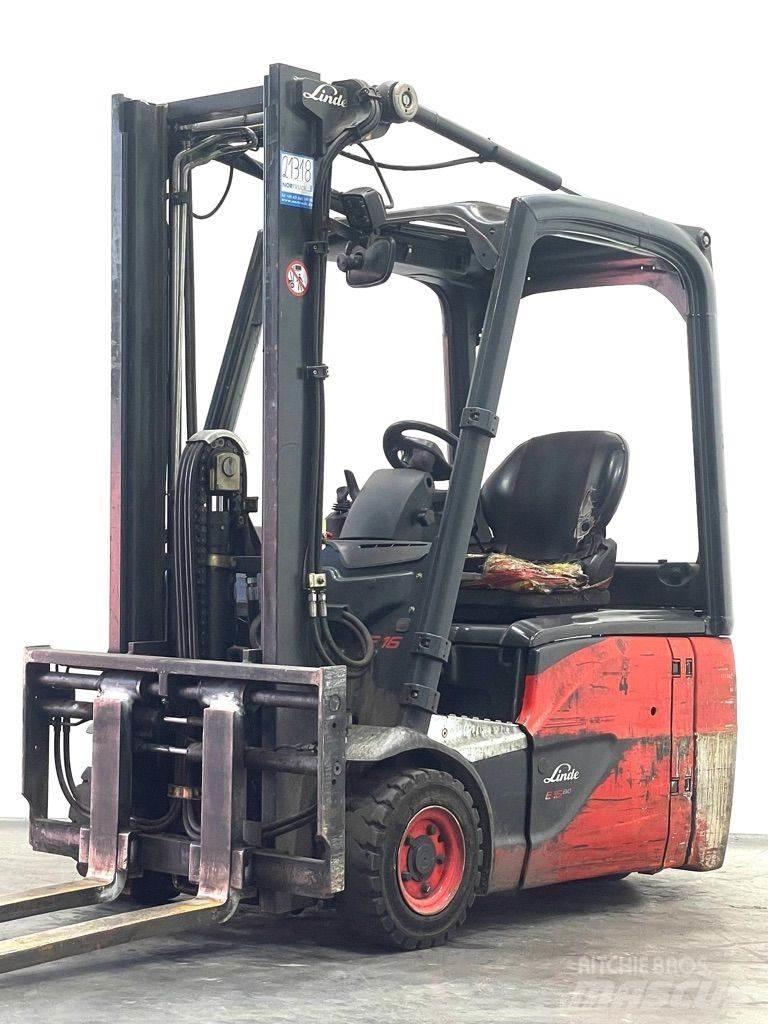 Linde E16-386-EVO Electric forklift trucks
