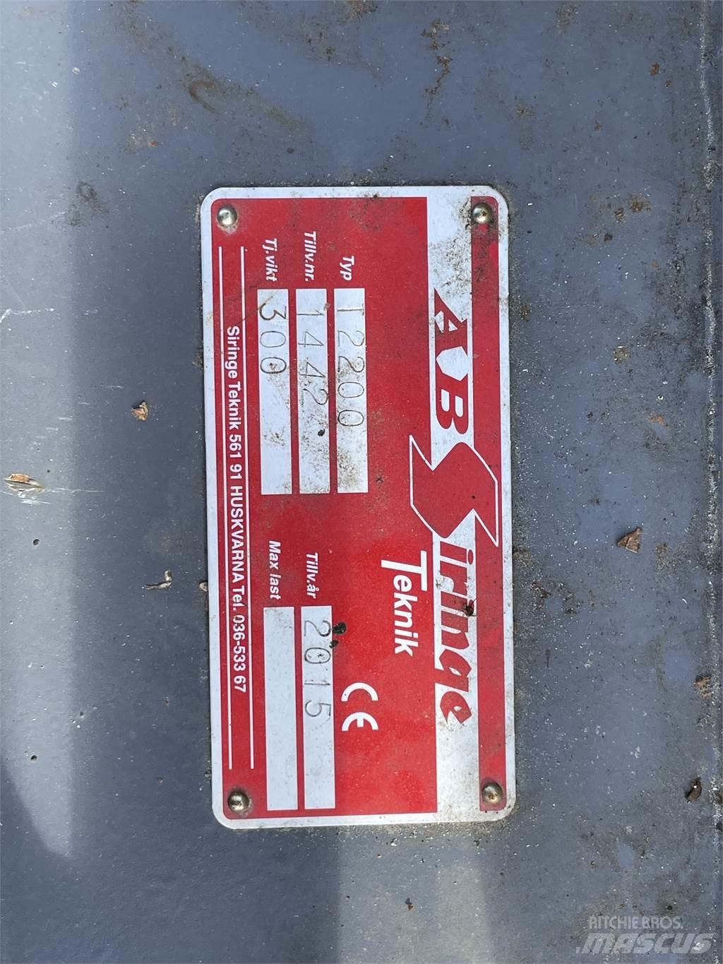 Siringe T 2200 Snow blades and plows