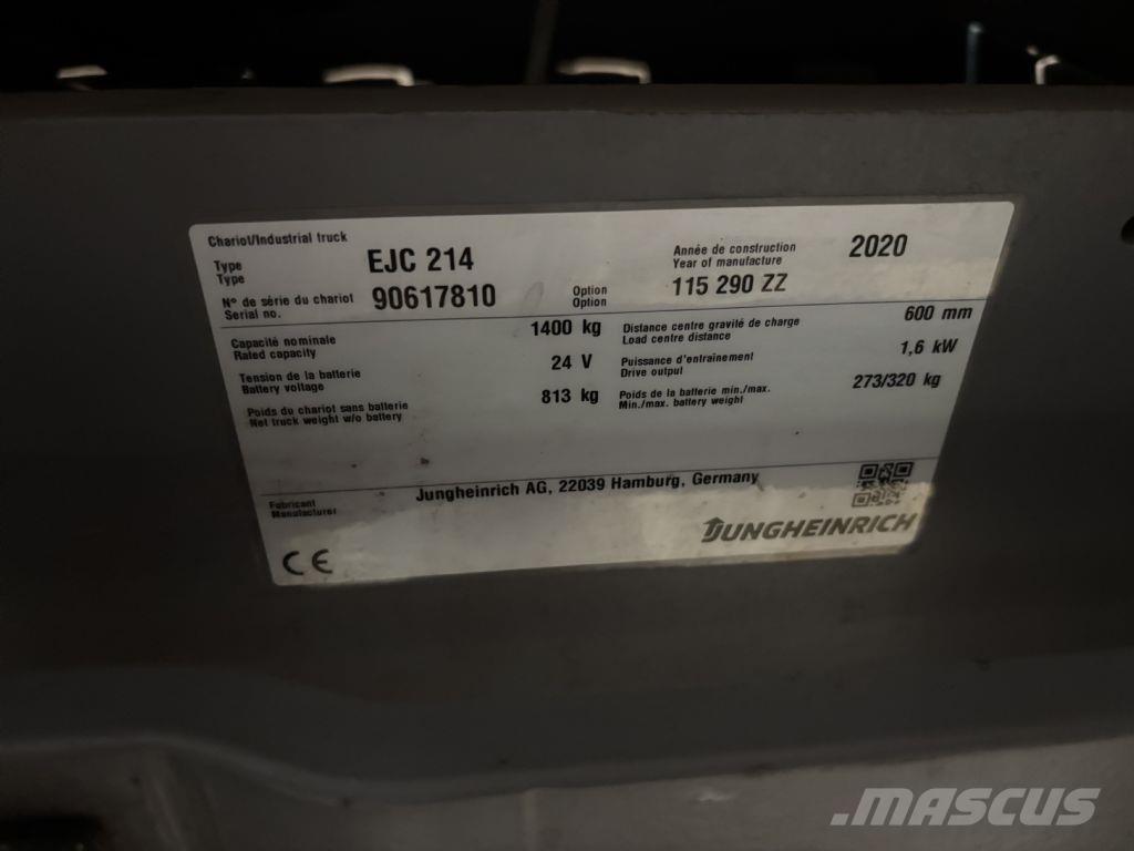 Jungheinrich EJC 214 Pedestrian stacker
