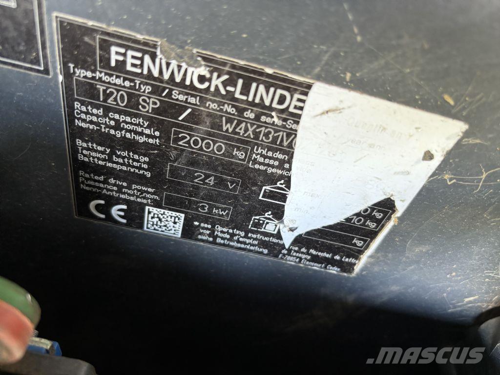 Linde T20 SP Self propelled stackers