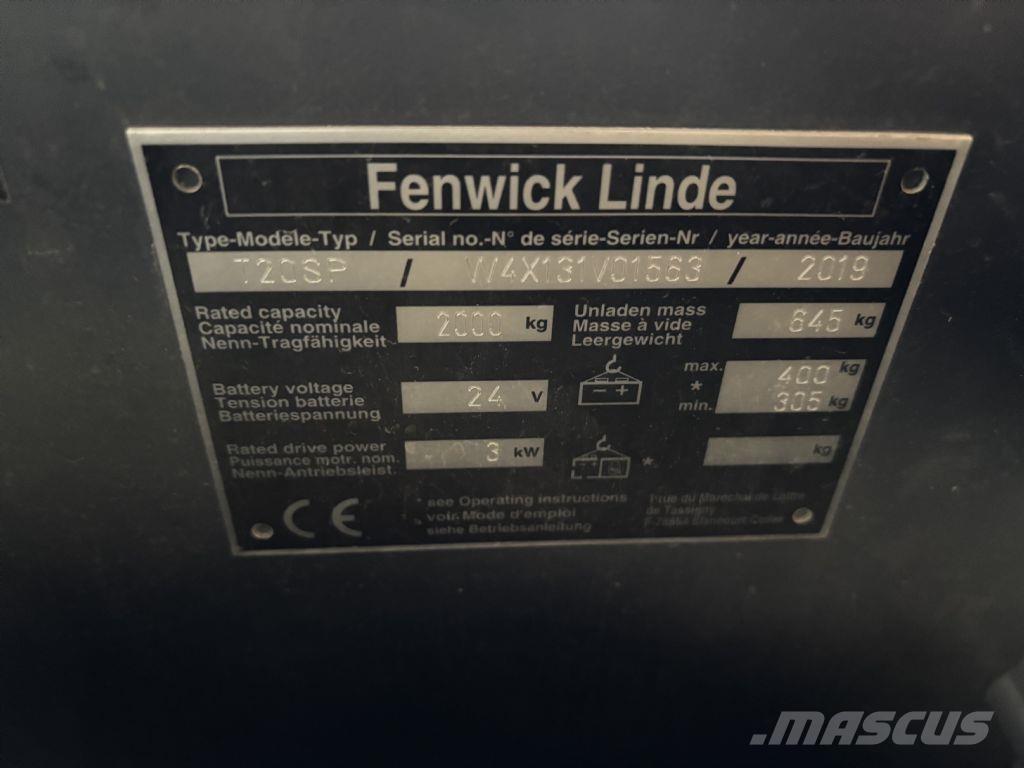 Linde T20 SP Self propelled stackers
