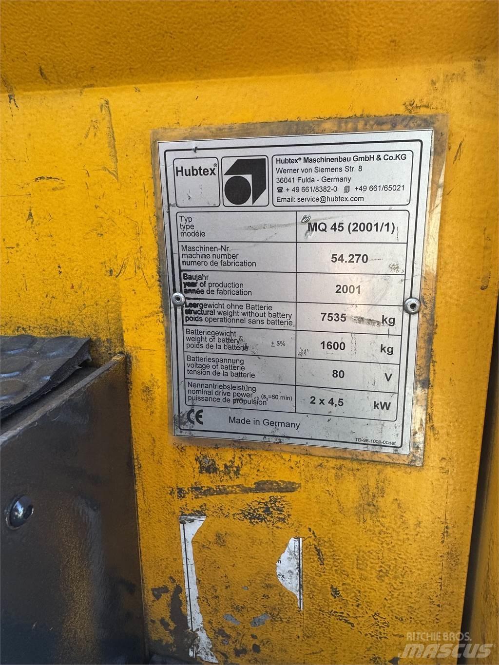 Hubtex MQ 45 Other