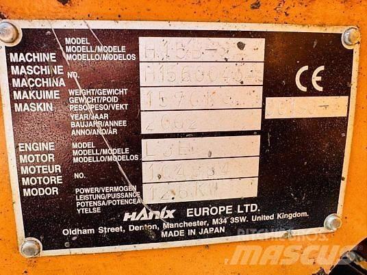 Hanix H115B-2 Crawler excavators