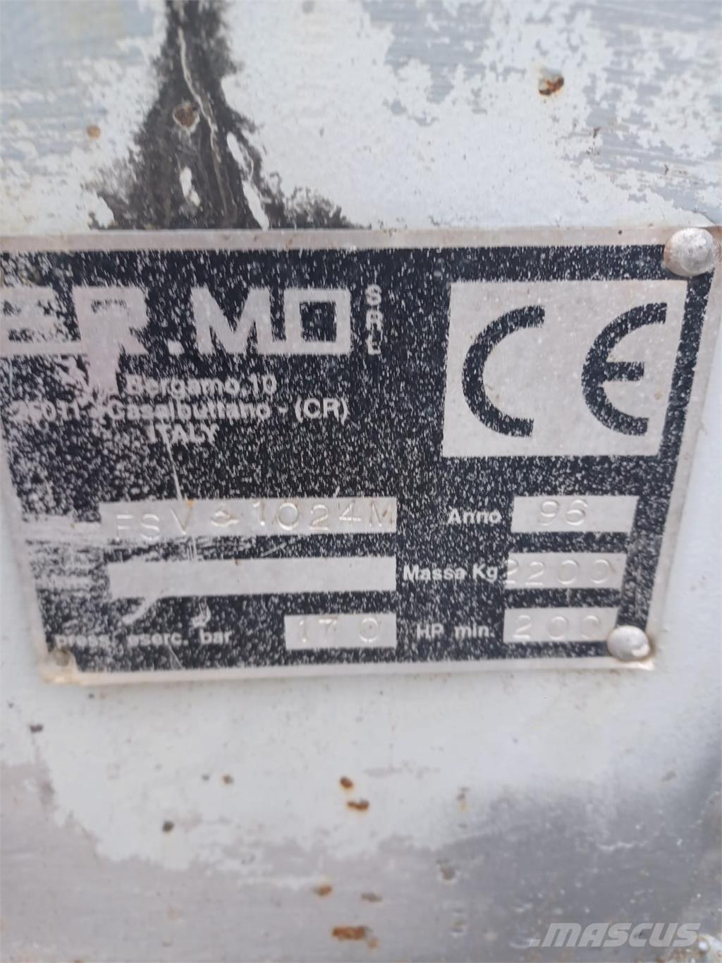 Ermo FSV 3 102 4M Farm machinery