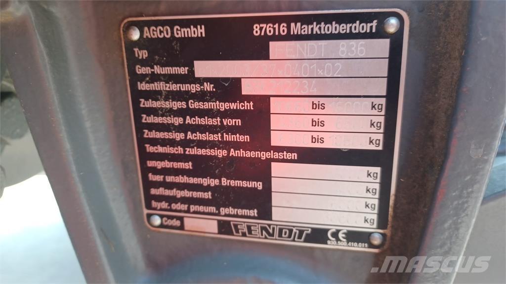 Fendt 828 SCR Tractors