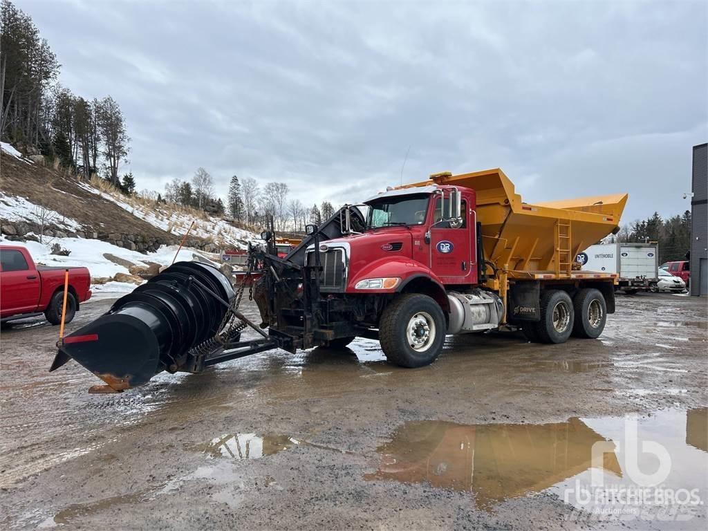 Peterbilt 348 Snow blades and plows