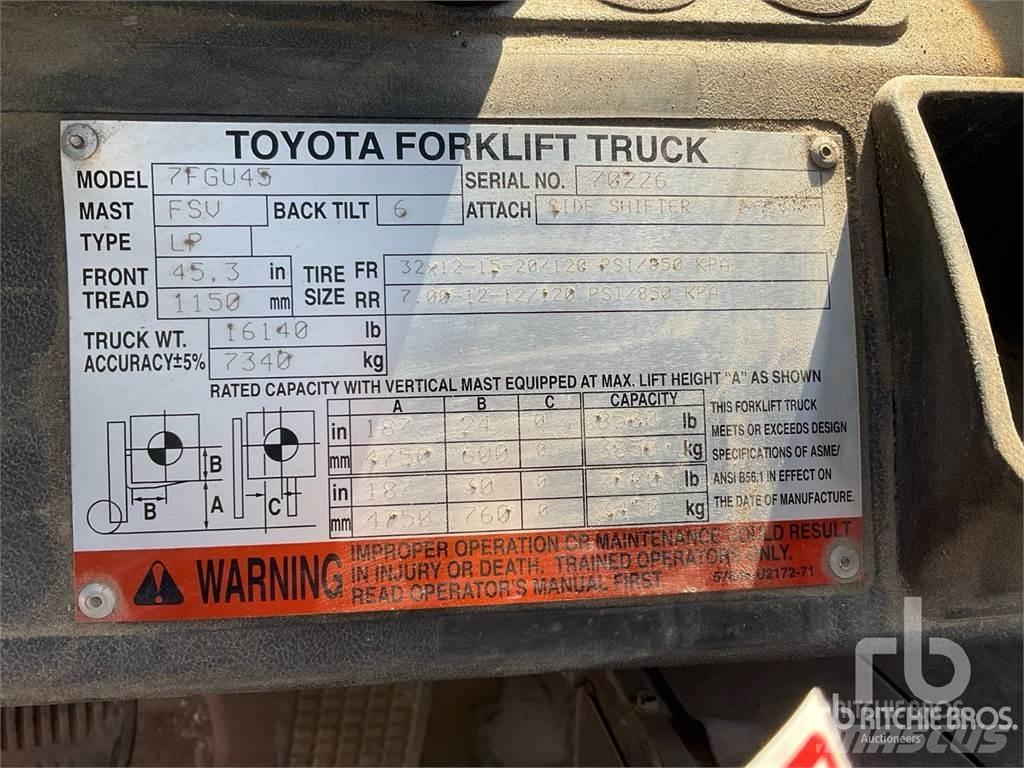 Toyota 7FGU45 Diesel trucks