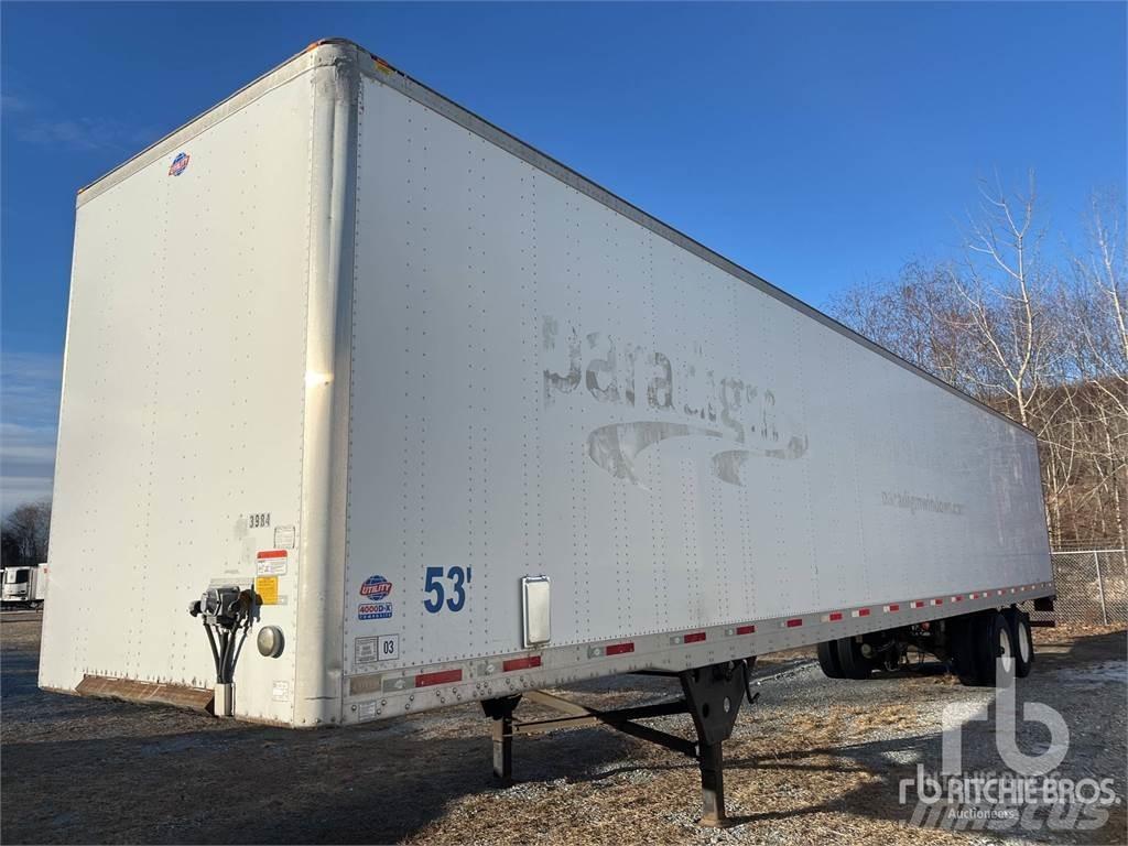 Utility VS2DX Box semi-trailers