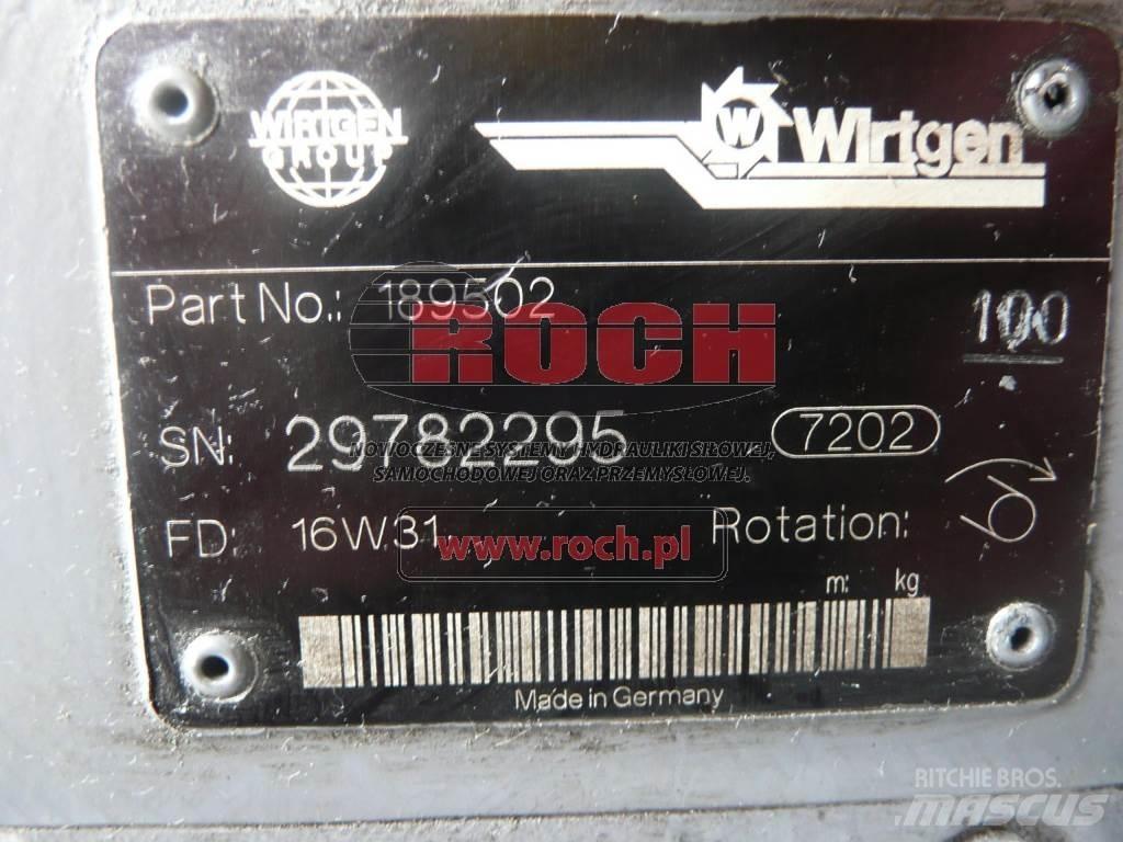 Wirtgen 189502 Hydraulics