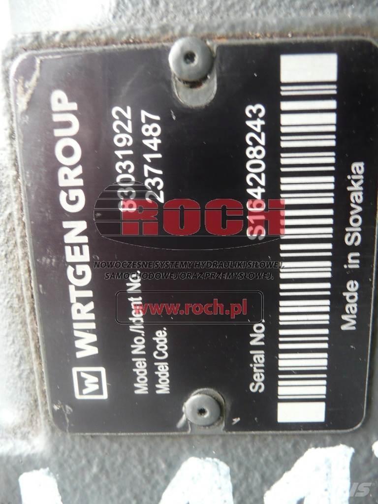 Wirtgen 83031922 2371487 Hydraulics