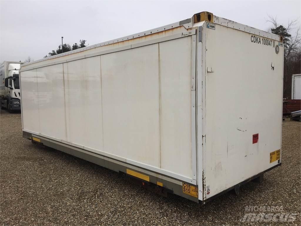  7450 mm med rulleport Box semi-trailers