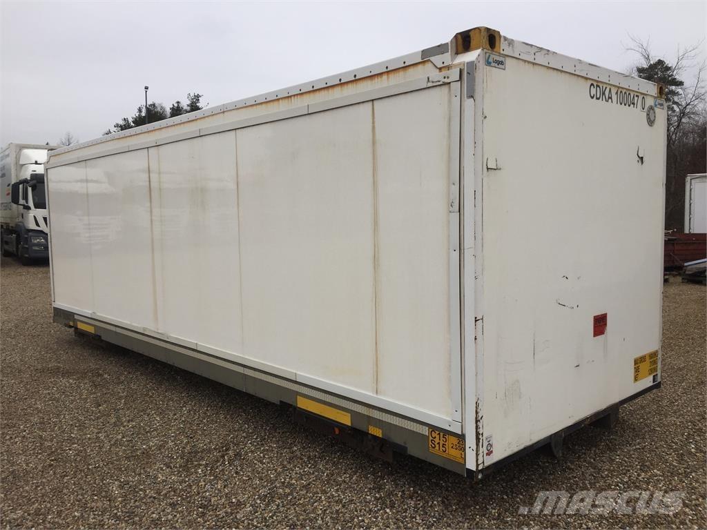  7450 mm med rulleport Box semi-trailers