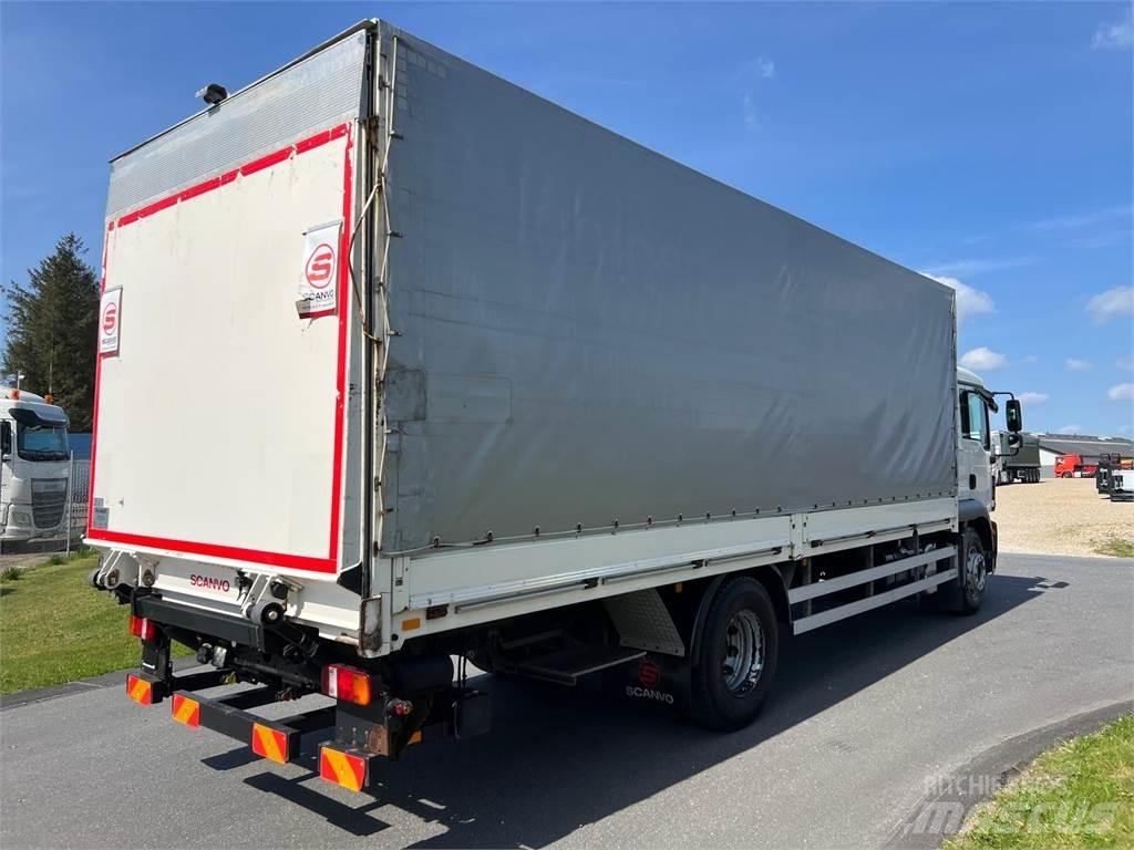MAN TGM 18-340 BL Curtain sider trucks