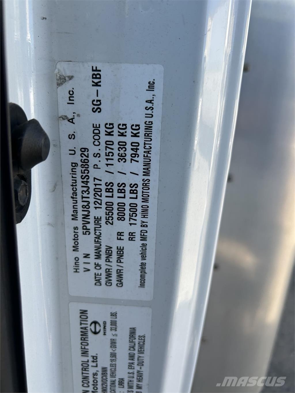 Hino 258ALP Box trucks