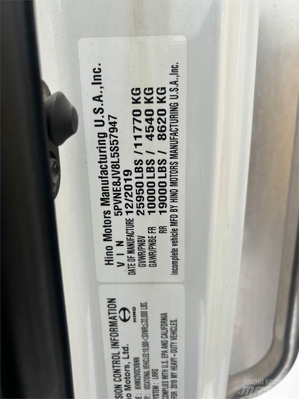 Hino 268 Box trucks