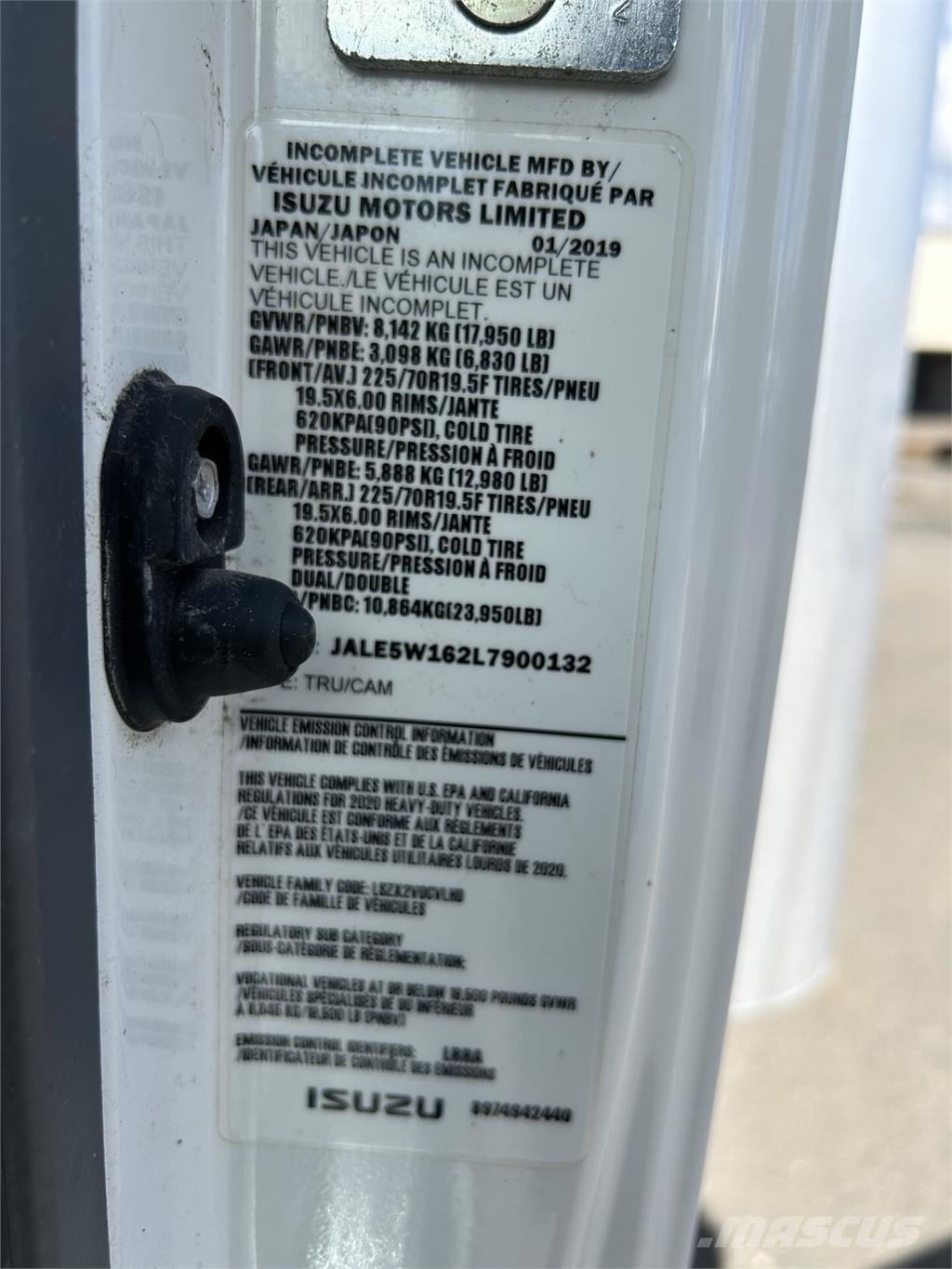 Isuzu NQR Box trucks