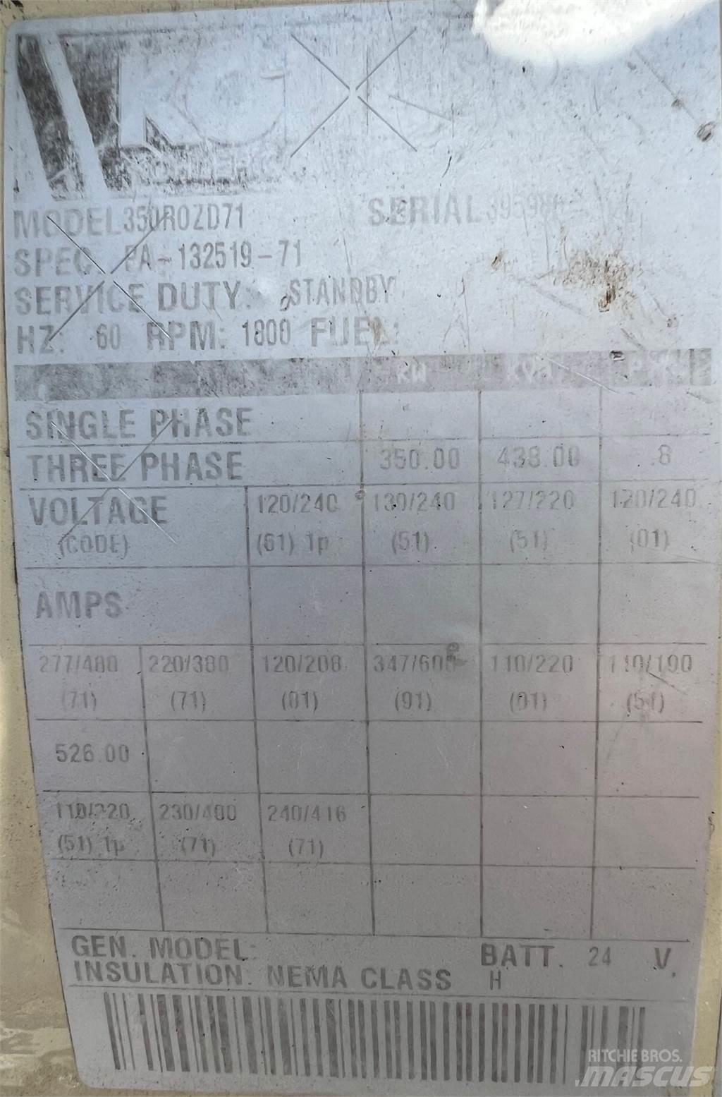 Kohler 350kW Other Generators
