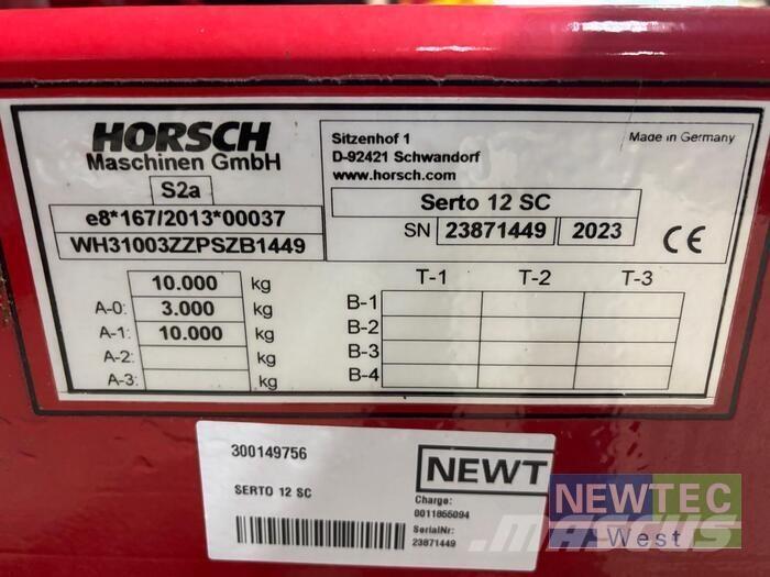 Horsch SERTO 12 SC Drills