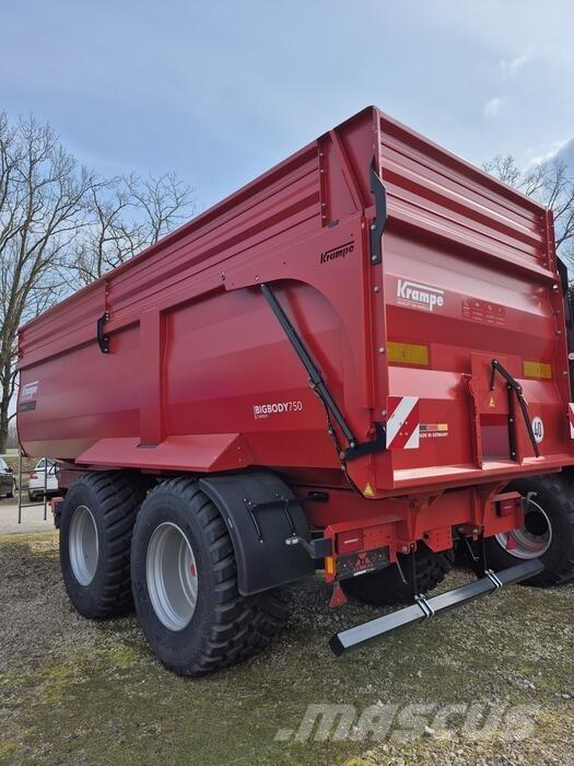 Krampe BIG BODY 750 Tipper trucks