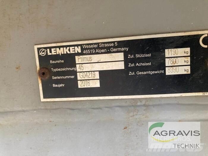 Lemken PRIMUS 45/27 Trailed sprayers