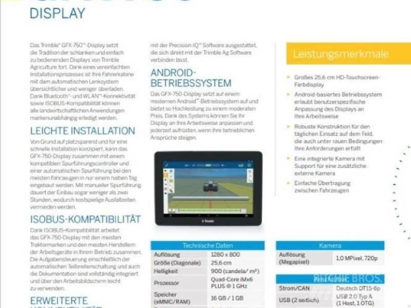 Trimble GFX 750 Farm machinery