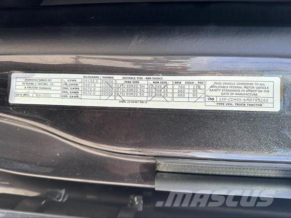 Peterbilt 567 Prime Movers