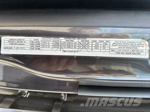 Peterbilt 567 Prime Movers