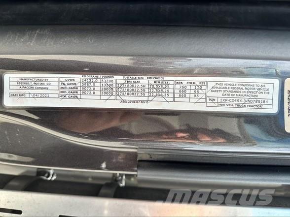 Peterbilt 567 Prime Movers