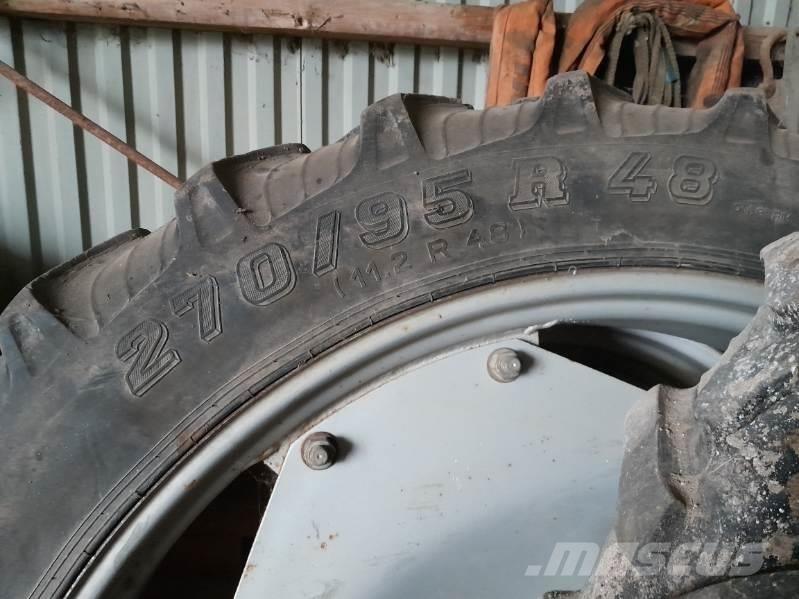  - - - 270/95R48 Tyres, wheels and rims