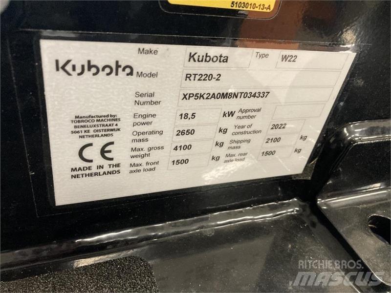 Kubota RT 220- 2 Mini loaders