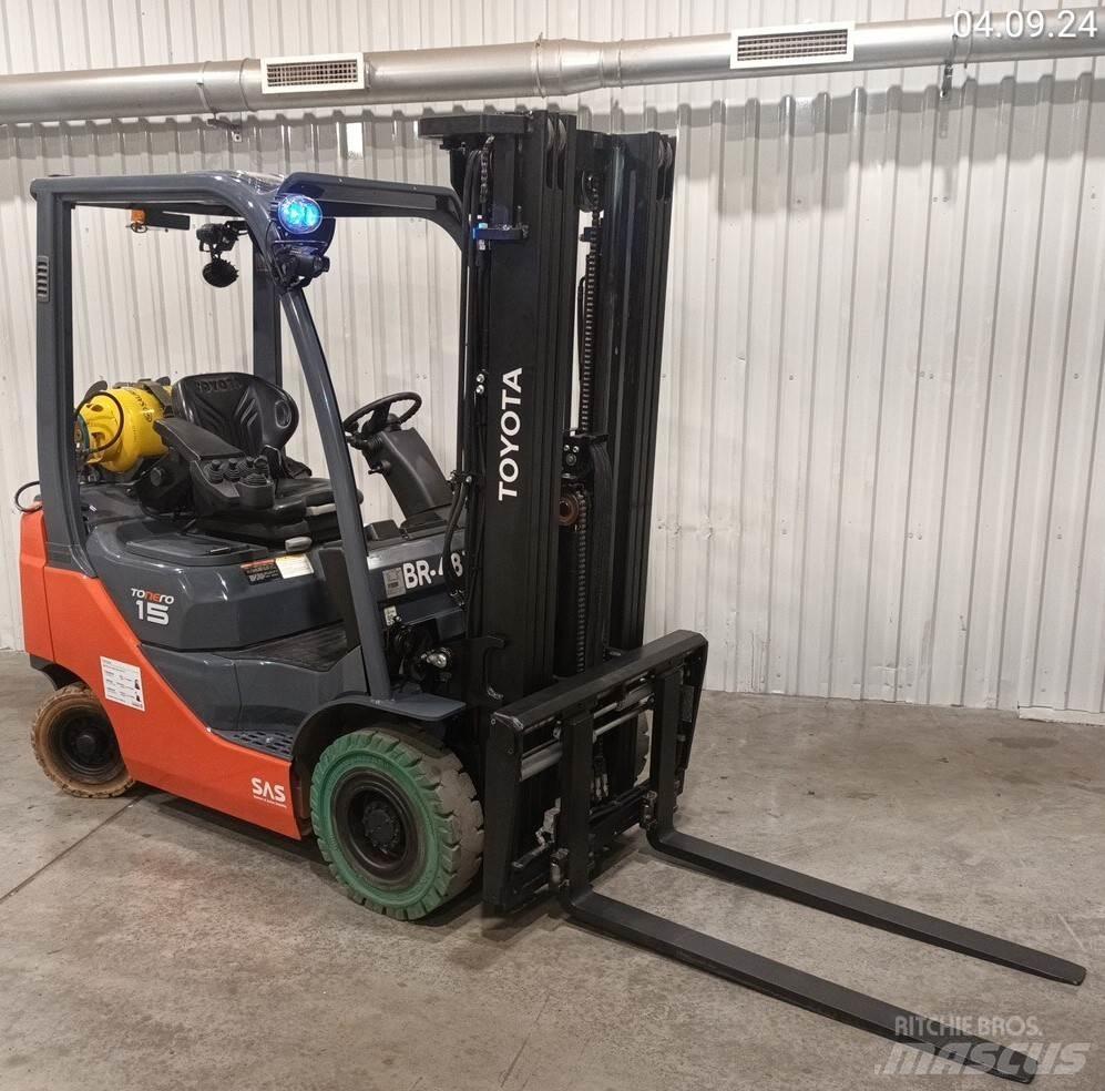 Toyota 02-8FGF15 LPG trucks