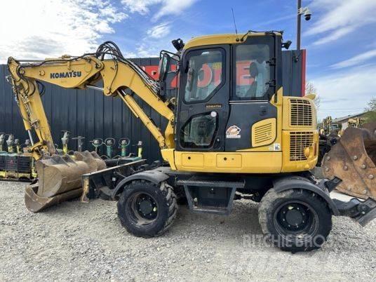 Komatsu PW98MR-10 Wheeled excavators