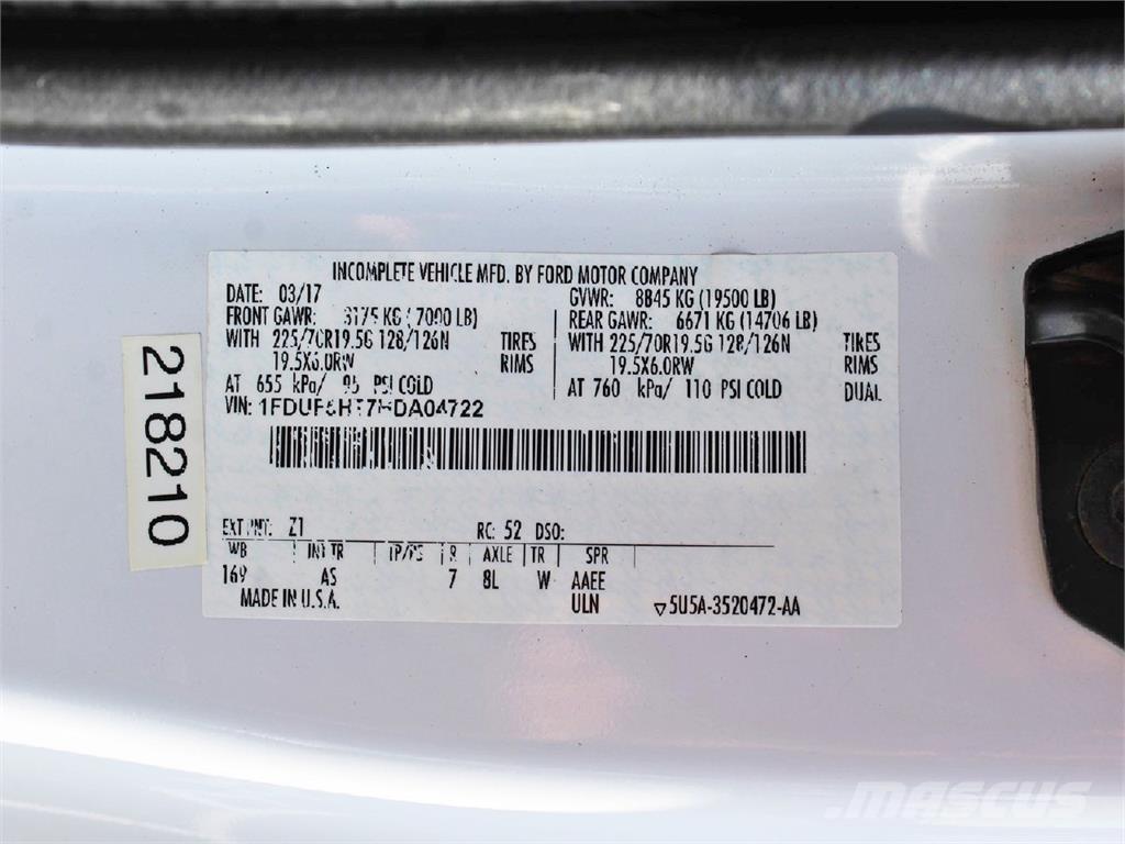 Ford F550 Truck mounted platforms