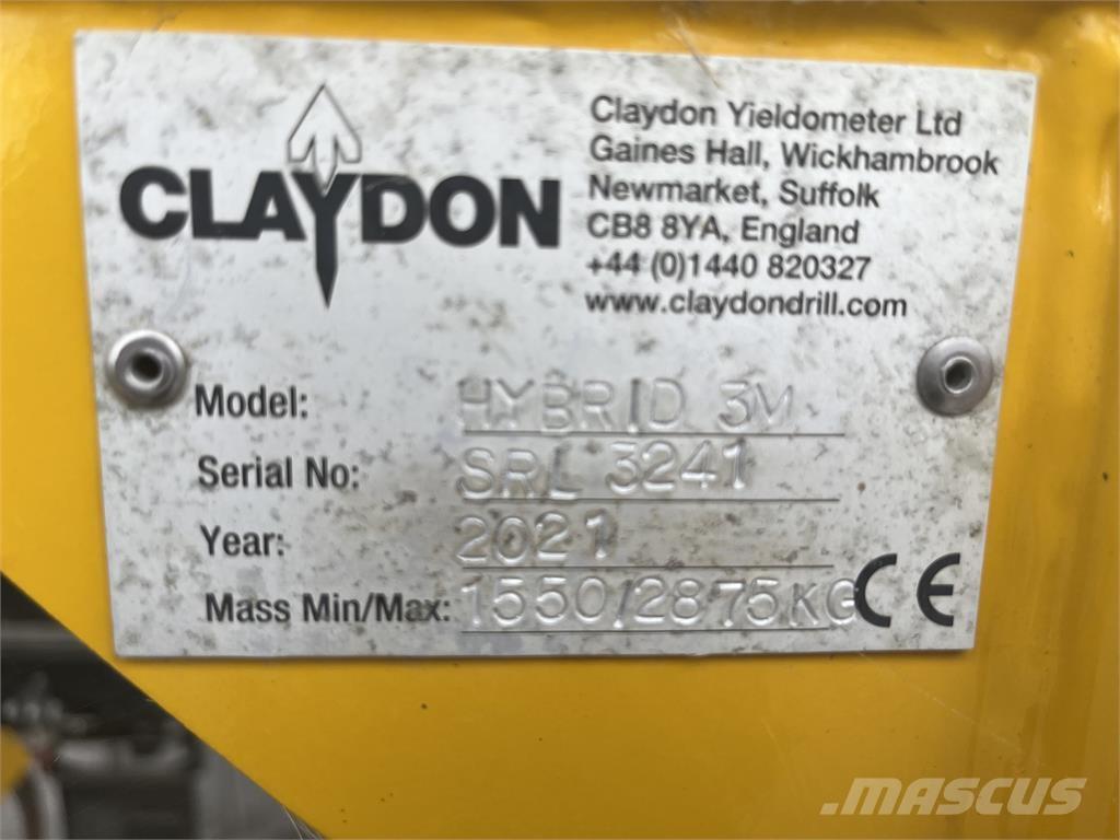 Claydon 3M HYBRID Farm machinery